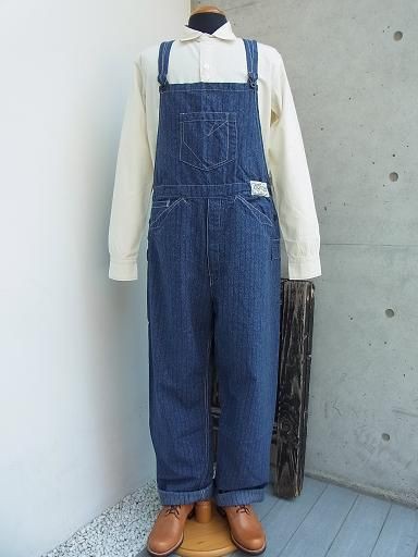LOCOMOTIVE ENGINEER BIB OVERALLS : McFly （マクフライ） Vintage