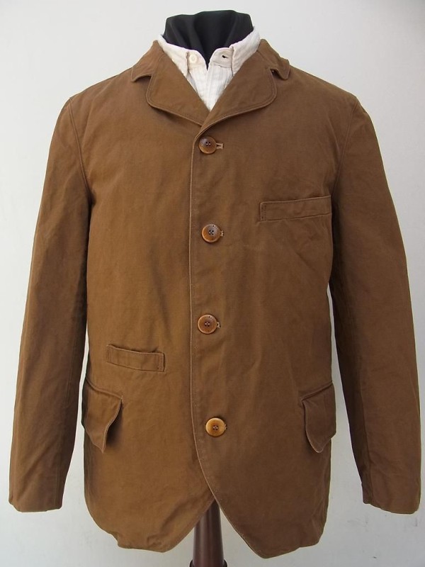 フリーホイーラーズ “Rauschenberg” SACK COAT -YELLOW BROWN　４２ フリーホイーラーズ \u201cRauschenberg\u201d 1920s～1930s MADE TO ORDER SACK