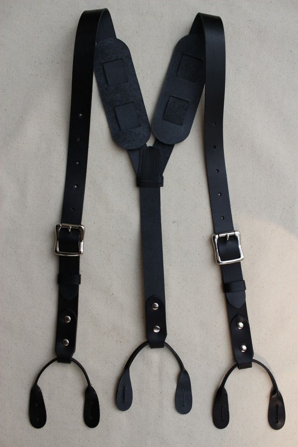 ADJUSTABLE COSTUME / LEATHER BRACES : McFly （マクフライ） Vintage Reproduction  Clothing  Quality Goods