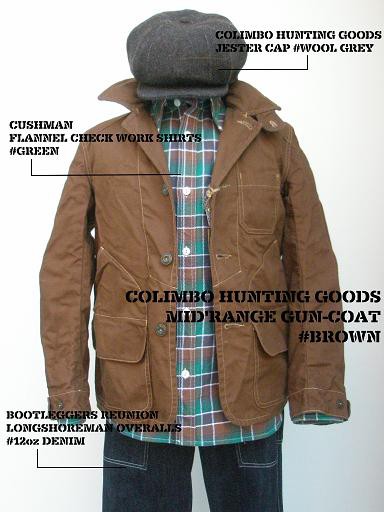 COLIMBO】MID'RANGE GUN COAT - TERRA BROWN : McFly （マクフライ