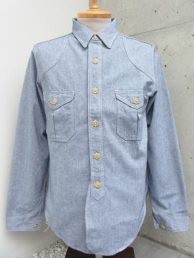 MONTAUK SHIRT - CREPE NAVY : McFly （マクフライ） Vintage