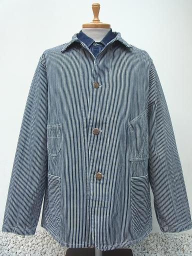 PROMONTORY COAT - INDIGO RANDOM HICKORY : McFly （マクフライ