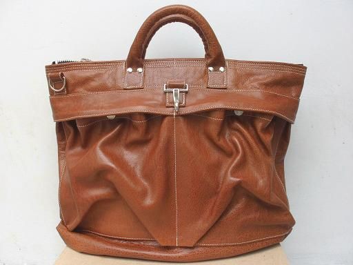 Rainbow Country】LEATHER HELMET BAG - OIL TAN : McFly （マクフライ