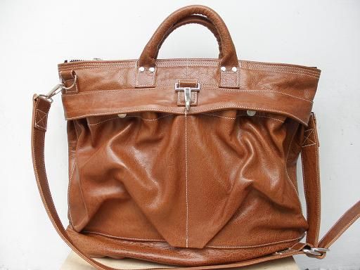 Rainbow Country】LEATHER HELMET BAG - OIL TAN : McFly （マクフライ