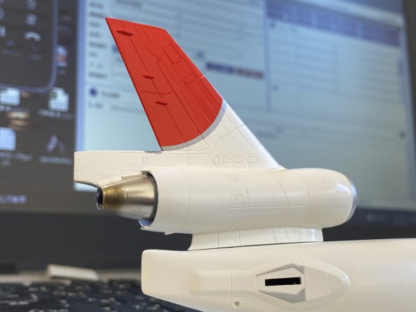 JAL MD-11 JA8582 1/200 ハセガワ 製作記録 : マキビシ小次郎