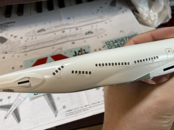 JAL MD-11 JA8582 1/200 ハセガワ 製作記録 : マキビシ小次郎 / McInvish546