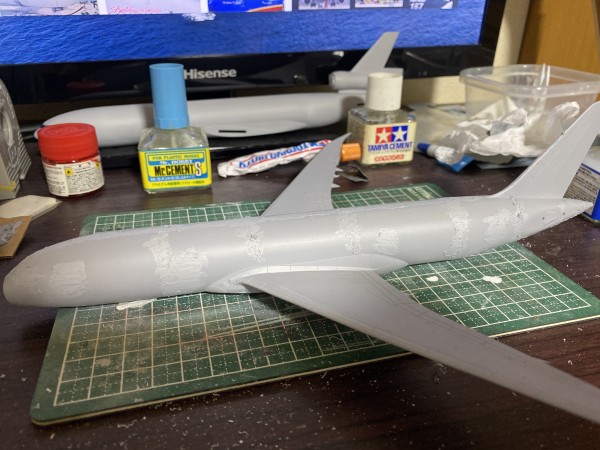 ハセガワ1/200 A300 B2K-3C完成品 British Airways 787-8 ハセガワ 1/200 製作記録 : マキビシ