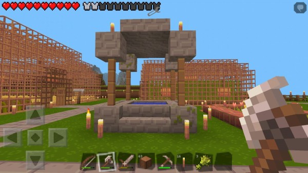 建物 井戸と花壇とキノコ栽培場 Minecraftpeサバイバルにっき 仮