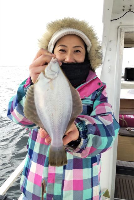 １ ３０ カレイ釣り 東京湾チャーターシーバスめだか屋