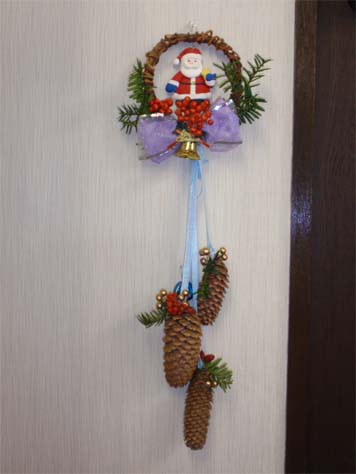 松ぼっくりリース サラダ日和