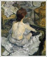 ロートレック【赤毛の女（化粧）】 : （アート・絵画）巨匠の