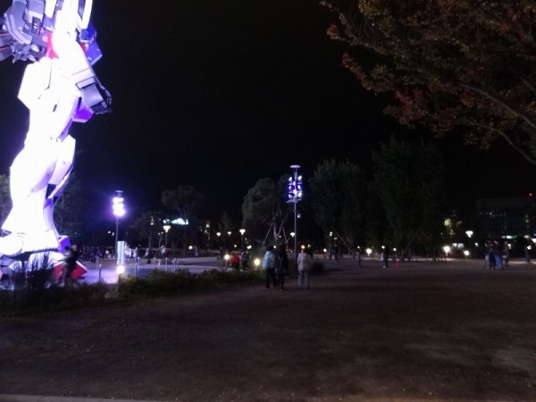 お台場ガンダムクリスマスライトアップ開始 セツガン速