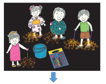 Kirari きらり を装着して 花火にリアル感を出しました ワクワク販促探検ブログ