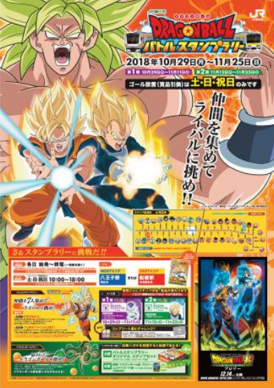 JR東日本『ドラゴンボールバトルスタンプラリー』10月29日から開催