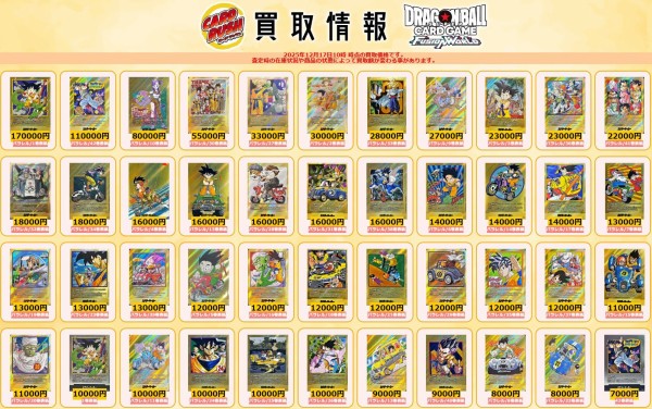 DBFW MANGA BOOSTER 02 現在のメルカリ・買取相場 (前回との価格比較