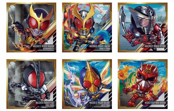仮面ライダーシリーズ シールウエハースvol.3 全33種 シール画像