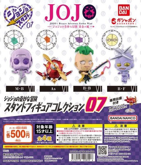 ジョジョの奇妙な冒険 スタンドフィギュアコレクション07【台紙画像  