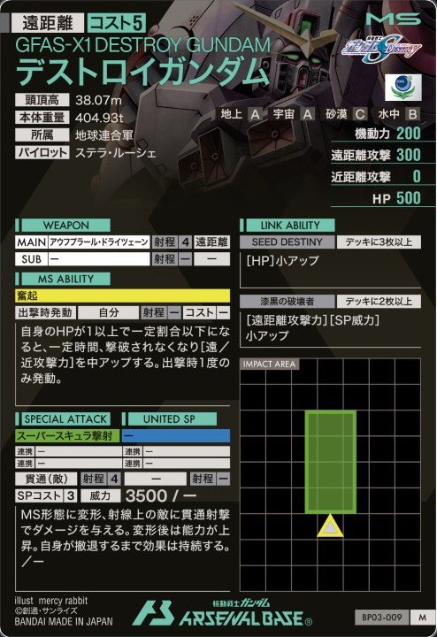 機動戦士ガンダム アーセナルベース BOOSTER PACK [機動戦士