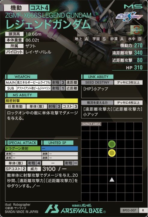 機動戦士ガンダム アーセナルベース BOOSTER PACK [機動戦士 機動戦士ガンダム アーセナルベース BOOSTER PACK [機動戦士