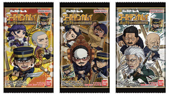 ゴールデンカムイ 金塊争奪シールウエハース 全32種 シール画像