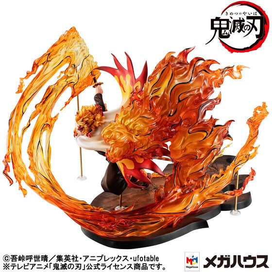 Precious G.E.M.シリーズ鬼滅の刃煉獄杏寿郎炎の呼吸・伍ノ型「炎虎」 展示】Precious G.E.M.シリーズ 鬼滅の刃 煉獄杏寿郎 炎の呼吸