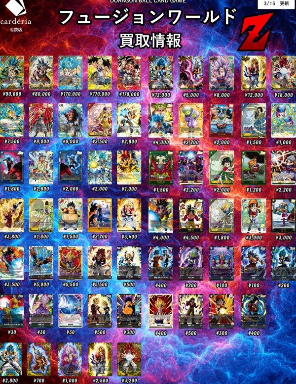 ドラゴンボールフュージョンワールド DUAL EVOLUTION／特典エナマ 発売