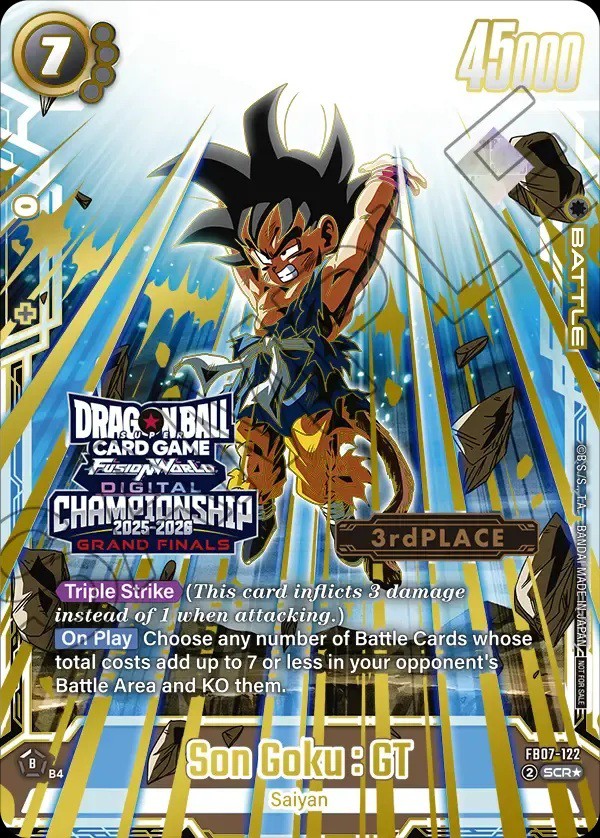 DBFW CHAMPIONSHIP 2025-2026【GRAND FINALS：参加記念品 エナジー