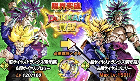 ドッカンバトル『LR 異世界で生まれた結束 超サイヤ人トランクス(青年