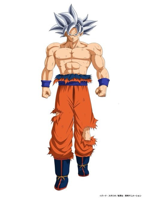 DRAGON BALL STORE TOKYO 店内では身勝手の極意の孫悟空が立像で登場