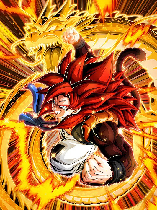 【超サイヤ人4ゴジータ】ジャンプビクトリーカーニバル ドッカンバトル ステッカー ジャンプビクトリーカーニバル 2024 ドラゴンボールZ ドッカン