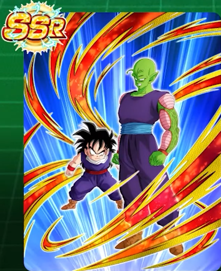 ドラゴンボールカード ポイントバトル Z戦士カード 孫悟空 ピッコロ 悟飯 ドッカンバトル 新UR『壮絶な防衛戦 ピッコロ&孫悟飯(幼年期)/孫悟飯