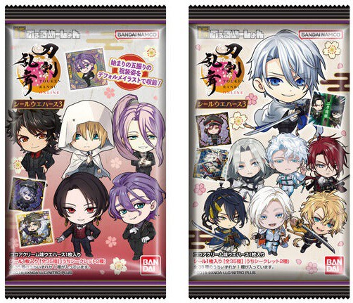 刀剣乱舞 ONLINE シールウエハース３　全35種　コンプリート　コンプ 刀剣乱舞ONLINE』シールウエハース3 全35種 シール画像【シークレット
