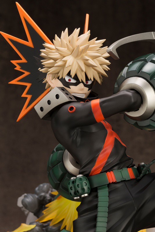 即納・良品 ARTFX J 爆豪勝己 Ver.2 ※表情替えパーツなし - フィギュア