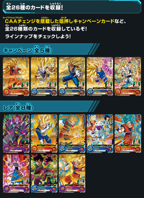 ＳＤＢＨ　ロケーションテスト　全１０種　フルコンプリート　１０枚まとめ売り SDBH 中国本土・台湾 ロケーションテスト【現地の稼働状況