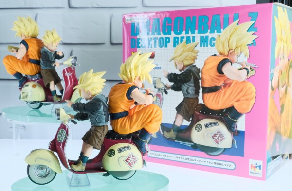 ドラゴンボール デスクトップリアルマッコイEX 孫悟空&孫悟飯 フィギュア メガハウス デスクトップリアルマッコイEX ドラゴンボールZ 超