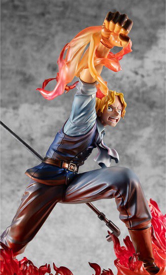 POP ワンピース LIMITED EDITION サボ 火拳継承 フィギュア