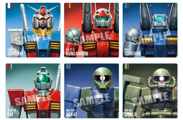 ガンダムポテコ 全25種 シール画像【アタリシールで特製シール