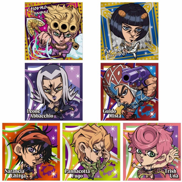 【フルコンプ】ジョジョの奇妙な冒険　32種　黄金の風　ウエハース シール 全32種フルコンプ ジョジョの奇妙な冒険 黄金の風 シール