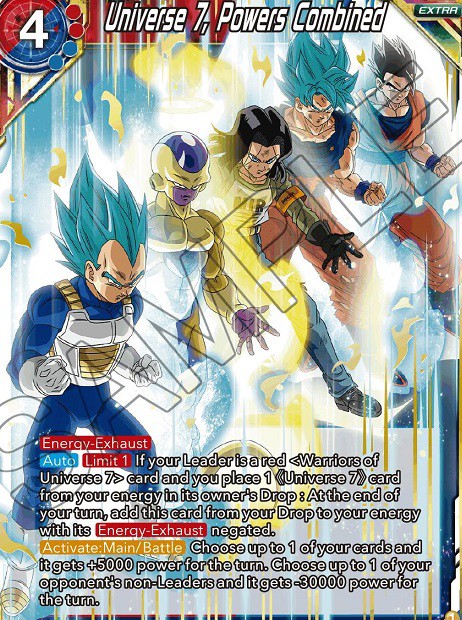 ドラゴンボール超カードゲーム ZENKAI POWER ABSORBED【カード画像(4枚