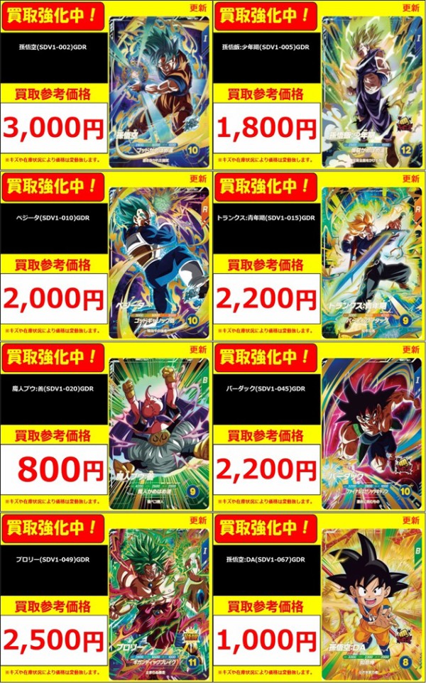 破格‼️ドラゴンボールスーパーダイバーズ　パラレル＆ゴッドレア　完全最終値下げ額‼️ ドラゴンボールスーパーダイバーズ SDV1-002 GDR☆ 孫悟空