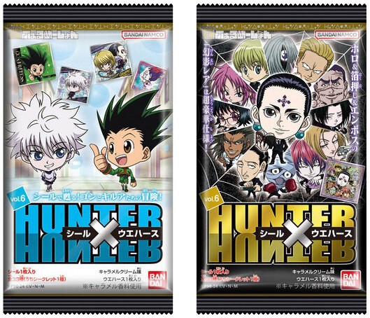 HUNTER×HUNTER シール×ウエハースvol.6 全34種 シール画像【パラレルシークレットレアも収録／シールリスト】にふぉるめーしょん  駿河屋 販売再開 : 遊戯王&ドラゴンボール通販予約情報局