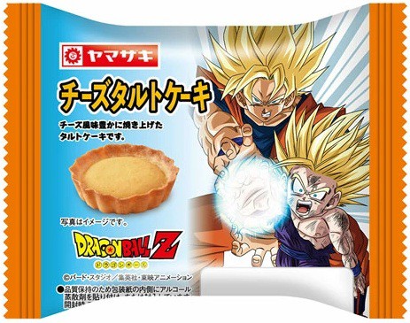 ドラゴンボールZ チーズ＆ショコラケーキ パッケージ ドラゴンボールZ×山崎製パン コラボ チーズタルトケーキ／リング