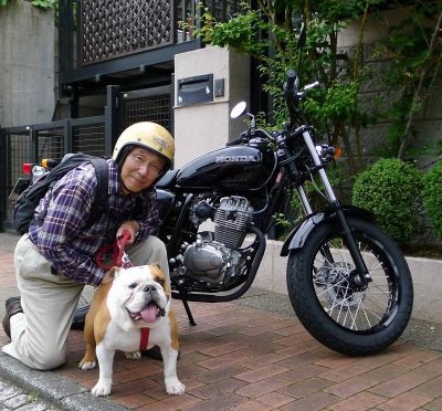 メルはバイクがきらい ブルドッグのメル日記