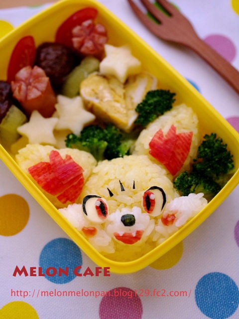 フォッコの立体おにぎりキャラ弁当２ ポケットモンスター弁当 改正版 めろんカフェ Powered By ライブドアブログ