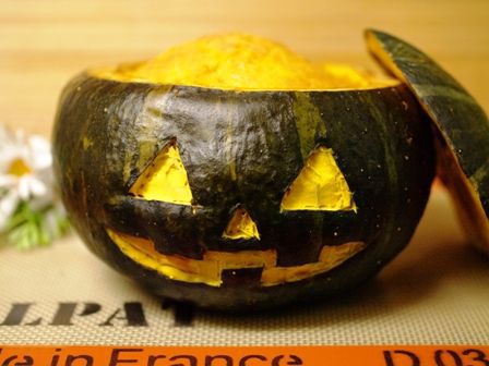 ジャック オ ランタンのかぼちゃケーキ ハロウィンのお菓子 めろんカフェ Powered By ライブドアブログ