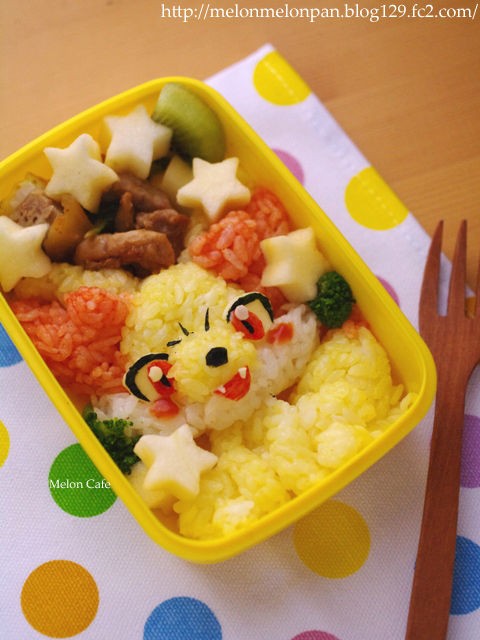 フォッコのおにぎりキャラ弁当 ポケットモンスター弁当 めろんカフェ Powered By ライブドアブログ