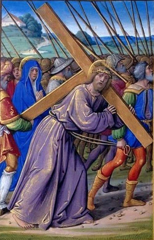 キリストジェームズ・ベイトマン 作品直筆肉筆十字架刑古いガラス絵額装品