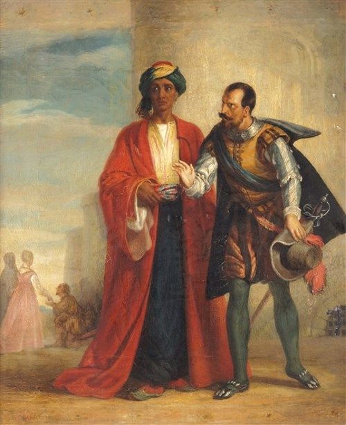 シェイクスピアの悲劇オセローの絵画16点 部下に騙され妻を殺すムーア人の指揮官 メメント モリ 西洋美術の謎と闇