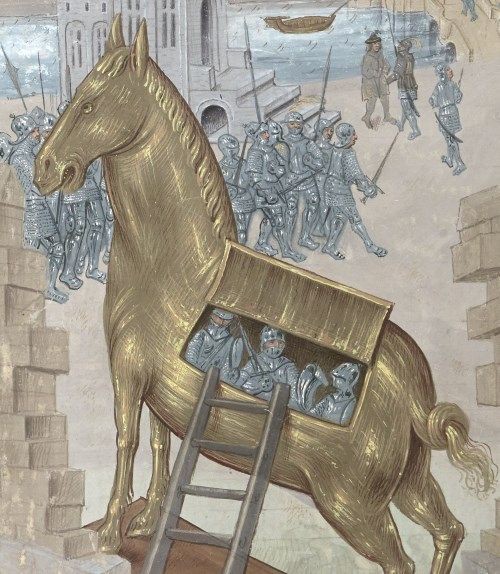 トロイ戦争の象徴 トロイの木馬に関する絵画13選 巧みな策略で陥落した強固な街 メメント モリ 西洋美術の謎と闇