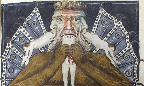 神曲のルシファー ルチーフェロ の絵画9点 地獄の悪魔の主は 人間くわえてます メメント モリ 西洋美術の謎と闇